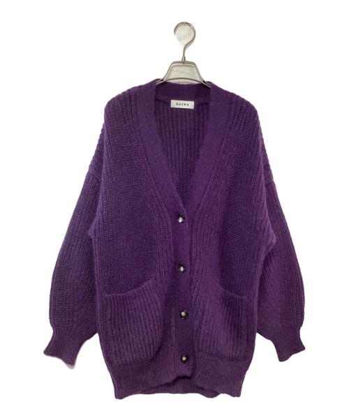 SACRA（サクラ）SACRA (サクラ) モヘアコードカーディガン ピンク サイズ:38の古着・服飾アイテム