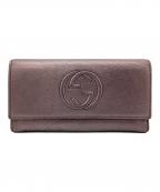 GUCCIグッチ）の古着「長財布」｜ライトパープル