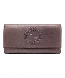 GUCCI（グッチ）の古着「長財布」｜ライトパープル