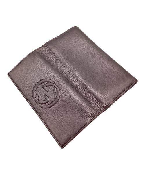 GUCCI（グッチ）GUCCI (グッチ) 長財布 ライトパープルの古着・服飾アイテム
