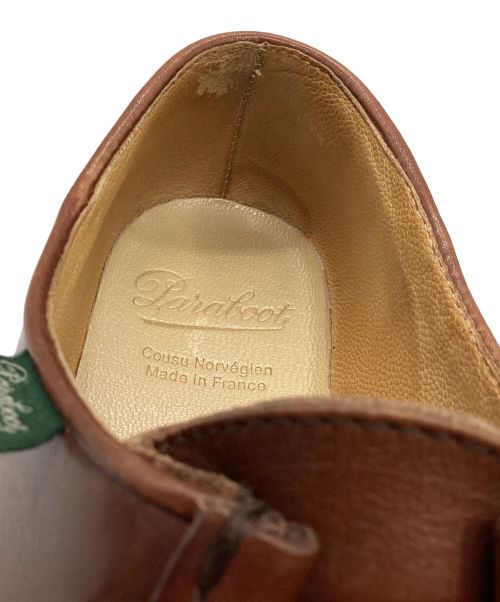 PARABOOT（パラブーツ）PARABOOT (パラブーツ) ミカエル チロリアンシューズ ブラウン サイズ:18R4の古着・服飾アイテム