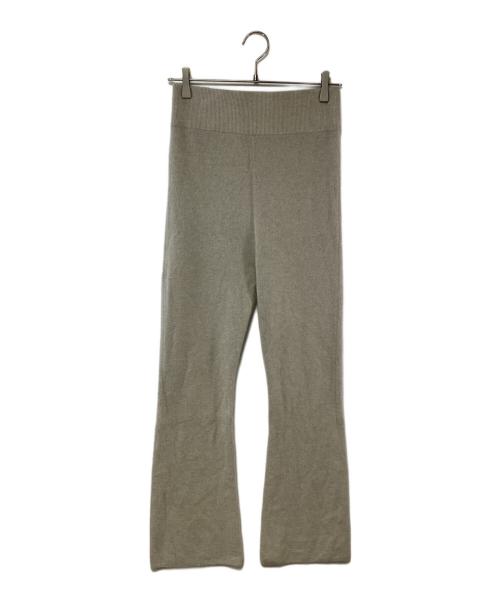 DEUXIEME CLASSE（ドゥーズィエム クラス）DEUXIEME CLASSE (ドゥーズィエム クラス) ニットパンツ ベージュ サイズ:36の古着・服飾アイテム