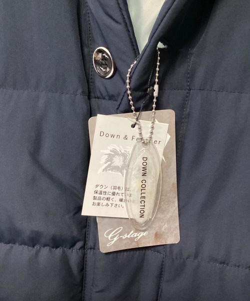 G-Stage（ジーステージ）G-Stage (ジーステージ) ダウンコート ネイビー サイズ:2L 未使用品の古着・服飾アイテム