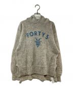 45Rフォーティファイブ・アール）の古着「シェットランド超ガーゼの908フーディ」｜ベージュ