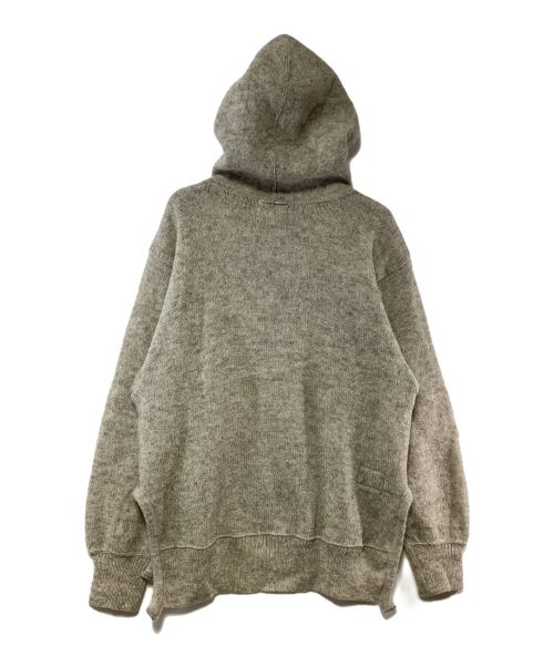 45R（フォーティファイブ・アール）45R (フォーティーファイブアール) シェットランド超ガーゼの908フーディ ベージュ サイズ:2の古着・服飾アイテム
