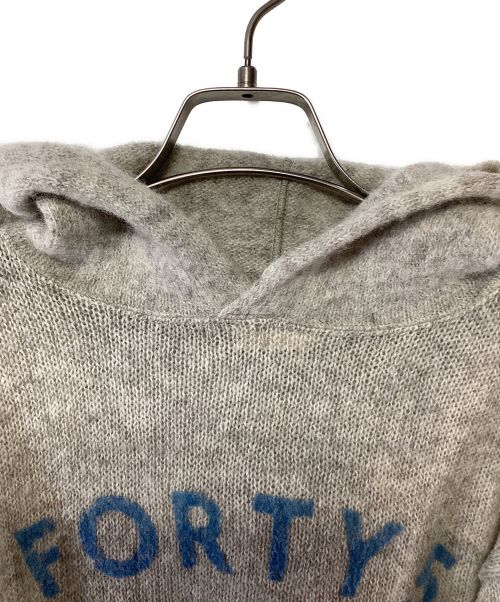 45R（フォーティファイブ・アール）45R (フォーティーファイブアール) シェットランド超ガーゼの908フーディ ベージュ サイズ:2の古着・服飾アイテム