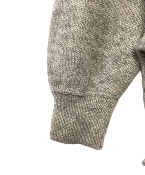 45R（フォーティファイブ・アール）45R (フォーティーファイブアール) シェットランド超ガーゼの908フーディ ベージュ サイズ:2の古着・服飾アイテム