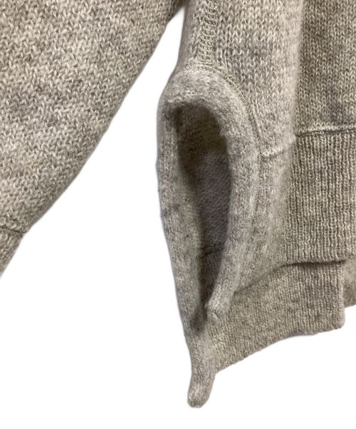 45R（フォーティファイブ・アール）45R (フォーティーファイブアール) シェットランド超ガーゼの908フーディ ベージュ サイズ:2の古着・服飾アイテム