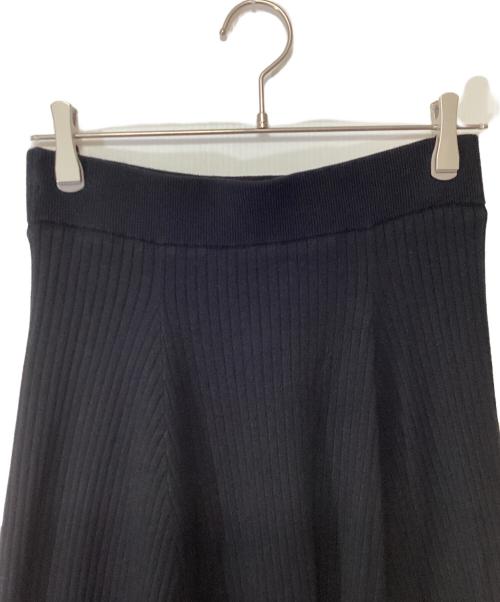 Mila Owen（ミラオーウェン）Mila Owen (ミラオーウェン) ニットスカート ブラック サイズ:1の古着・服飾アイテム