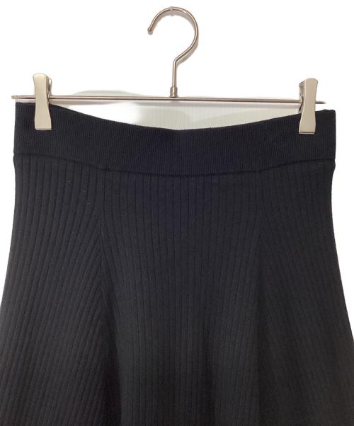 Mila Owen（ミラオーウェン）Mila Owen (ミラオーウェン) ニットスカート ブラック サイズ:1の古着・服飾アイテム