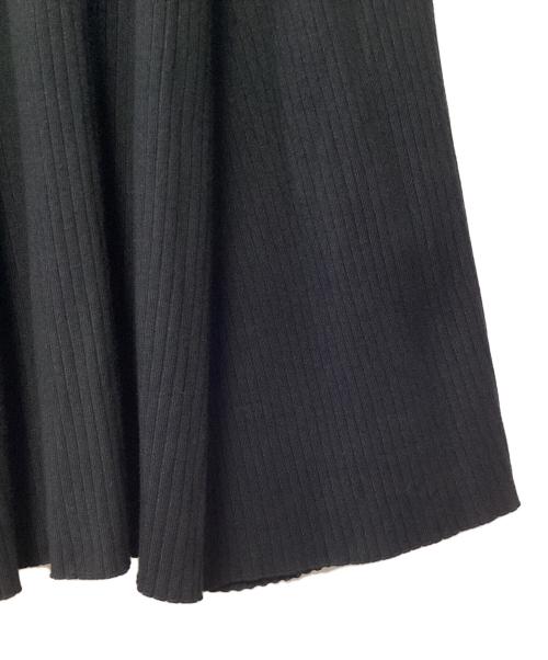 Mila Owen（ミラオーウェン）Mila Owen (ミラオーウェン) ニットスカート ブラック サイズ:1の古着・服飾アイテム