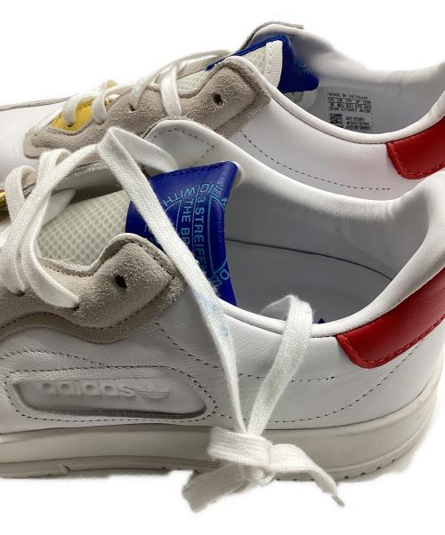 adidas Originals（アディダスオリジナル）adidas Originals (アディダスオリジナル) SC PREMIERE（プリミエ） ホワイト×ベージュ×レッド サイズ:US9の古着・服飾アイテム