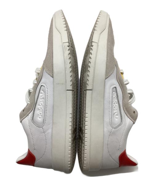 adidas Originals（アディダスオリジナル）adidas Originals (アディダスオリジナル) SC PREMIERE（プリミエ） ホワイト×ベージュ×レッド サイズ:US9の古着・服飾アイテム