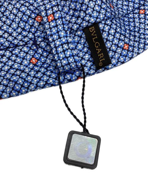 BVLGARI（ブルガリ）BVLGARI (ブルガリ) シルクネクタイ ネイビー×ブルー×ホワイト サイズ:表記なしの古着・服飾アイテム