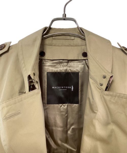 MACKINTOSH LONDON（マッキントッシュ ロンドン）MACKINTOSH LONDON (マッキントッシュ ロンドン) ライナー付トレンチコート ベージュ サイズ:SIZE LLの古着・服飾アイテム