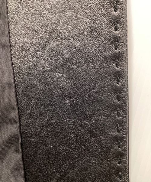 CARVEN（カルヴェン）CARVEN (カルヴェン) レザーコート ブラック サイズ:SIZE 38の古着・服飾アイテム