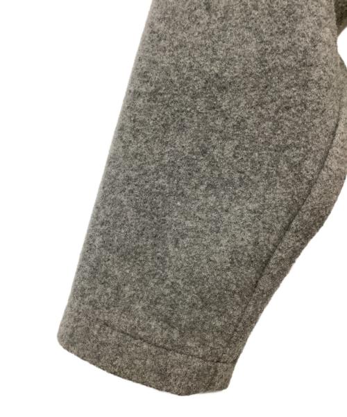 nicholson and nicholson（ニコルソンアンドニコルソン）nicholson and nicholson (ニコルソンアンドニコルソン) ノーカラーウールコート グレー サイズ:38の古着・服飾アイテム