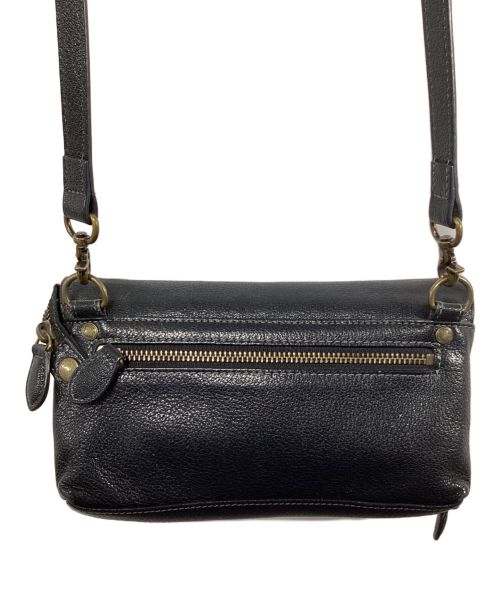 DAKOTA（ダコタ）DAKOTA (ダコタ) レザーウォレットバッグ ブラックの古着・服飾アイテム