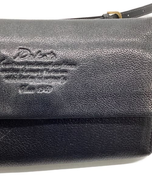 DAKOTA（ダコタ）DAKOTA (ダコタ) レザーウォレットバッグ ブラックの古着・服飾アイテム