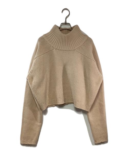 COLUMN（コラム）COLUMN (コラム) タートルニットプルオーバー ベージュ サイズ:Fの古着・服飾アイテム