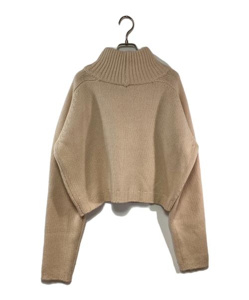 COLUMN（コラム）COLUMN (コラム) タートルニットプルオーバー ベージュ サイズ:Fの古着・服飾アイテム