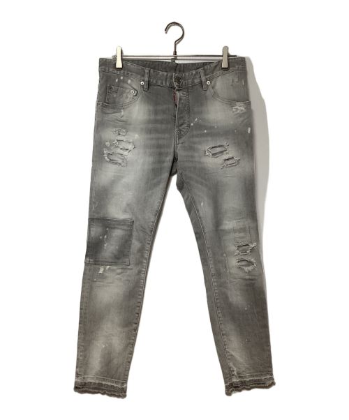 DSQUARED2（ディースクエアード）DSQUARED2 (ディースクエアード) デニムパンツ グレー サイズ:SIZE 48の古着・服飾アイテム