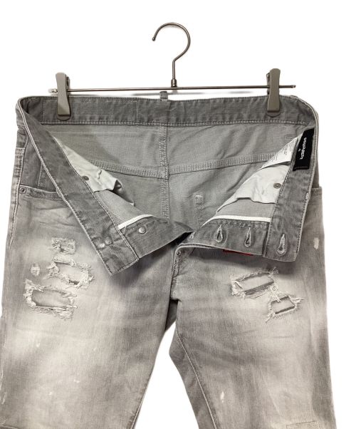 DSQUARED2（ディースクエアード）DSQUARED2 (ディースクエアード) デニムパンツ グレー サイズ:SIZE 48の古着・服飾アイテム