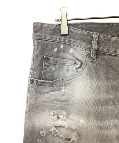 DSQUARED2（ディースクエアード）DSQUARED2 (ディースクエアード) デニムパンツ グレー サイズ:SIZE 48の古着・服飾アイテム