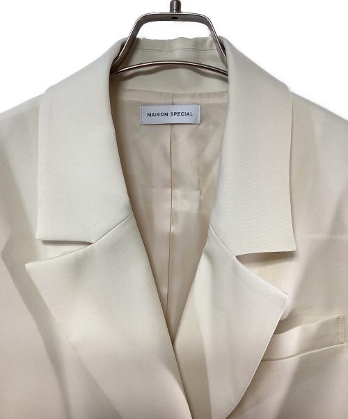 MAISON SPECIAL（メゾンスペシャル）MAISON SPECIAL (メゾンスペシャル) ダブルクロスロングジレ アイボリー サイズ:SIZE FREEの古着・服飾アイテム