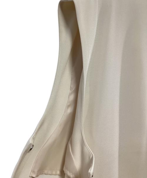 MAISON SPECIAL（メゾンスペシャル）MAISON SPECIAL (メゾンスペシャル) ダブルクロスロングジレ アイボリー サイズ:SIZE FREEの古着・服飾アイテム