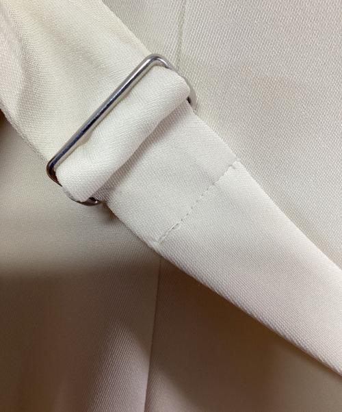 MAISON SPECIAL（メゾンスペシャル）MAISON SPECIAL (メゾンスペシャル) ダブルクロスロングジレ アイボリー サイズ:SIZE FREEの古着・服飾アイテム