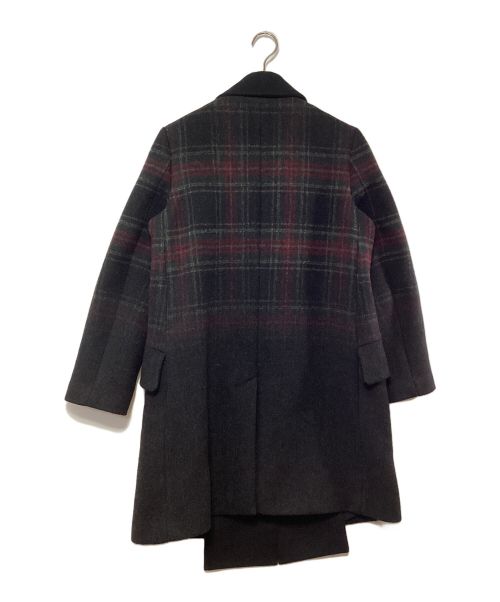 Vivienne Westwood ANGLOMANIA（ヴィヴィアンウエストウッドアングロマニア）Vivienne Westwood ANGLOMANIA (ヴィヴィアンウエストウッドアングロマニア) チェスターコート ブラック×レッド サイズ:SIZE 38の古着・服飾アイテム
