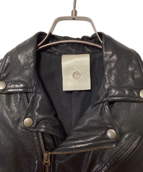 beautiful people（ビューティフルピープル）beautiful people (ビューティフルピープル) ダブルブレストレザーライダースジャケット ブラック サイズ:140の古着・服飾アイテム