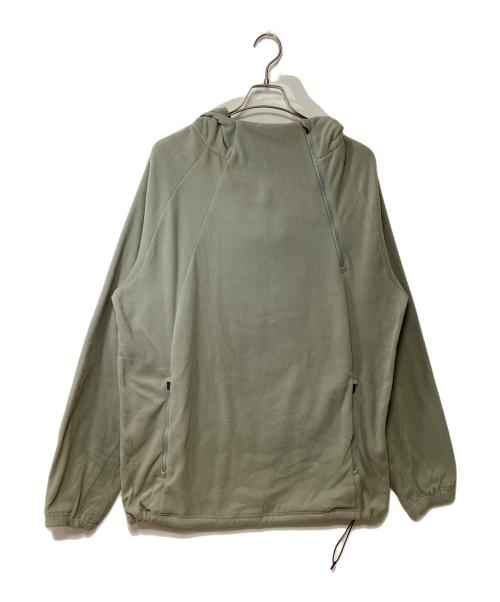 Snow peak（スノーピーク）Snow peak (スノーピーク) Micro Fleece Hoodie ライトグリーン サイズ:XLの古着・服飾アイテム
