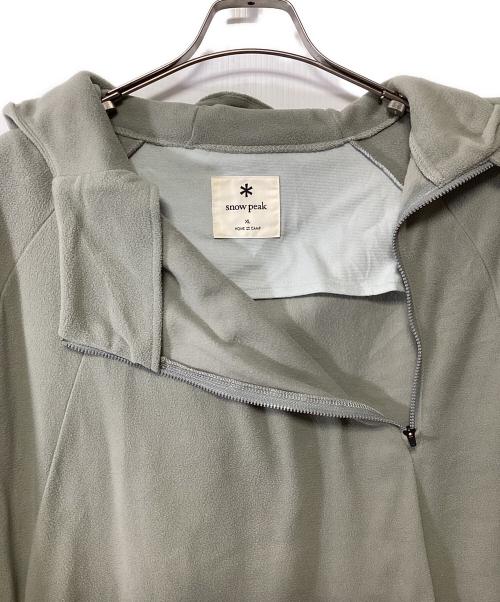 Snow peak（スノーピーク）Snow peak (スノーピーク) Micro Fleece Hoodie ライトグリーン サイズ:XLの古着・服飾アイテム