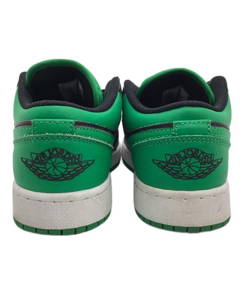 NIKE（ナイキ）NIKE (ナイキ) AIR JORDAN 1 LOW GS グリーン×ブラック サイズ:23の古着・服飾アイテム