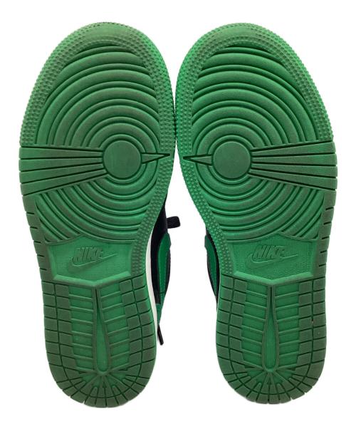 NIKE（ナイキ）NIKE (ナイキ) AIR JORDAN 1 LOW GS グリーン×ブラック サイズ:23の古着・服飾アイテム