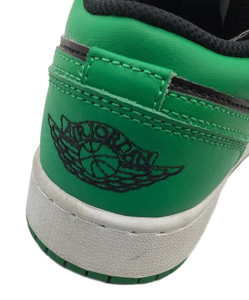 NIKE（ナイキ）NIKE (ナイキ) AIR JORDAN 1 LOW GS グリーン×ブラック サイズ:23の古着・服飾アイテム