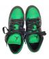 中古・古着 NIKE (ナイキ) AIR JORDAN 1 LOW GS グリーン×ブラック サイズ:23：7000円