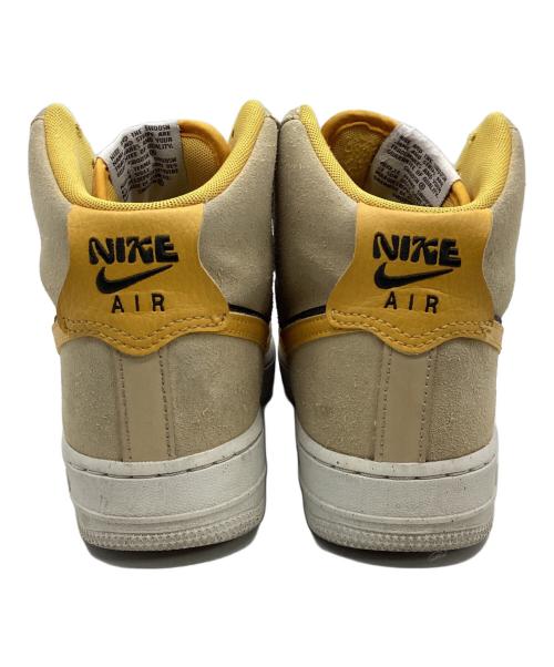 NIKE（ナイキ）NIKE (ナイキ) NIKE AIR FORCE 1 HIGH SE イエロー×ベージュ サイズ:22.5の古着・服飾アイテム