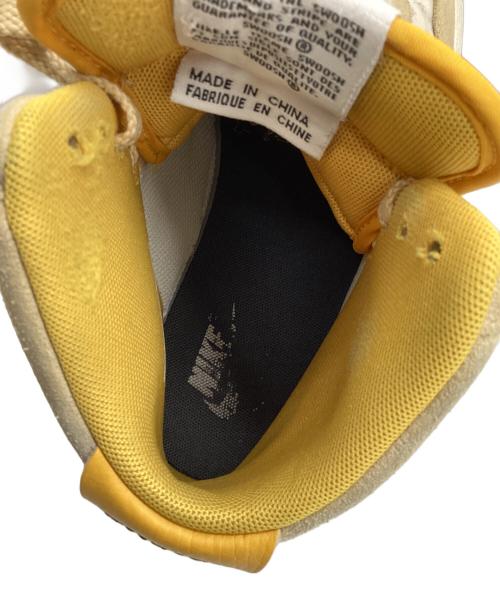 NIKE（ナイキ）NIKE (ナイキ) NIKE AIR FORCE 1 HIGH SE イエロー×ベージュ サイズ:22.5の古着・服飾アイテム