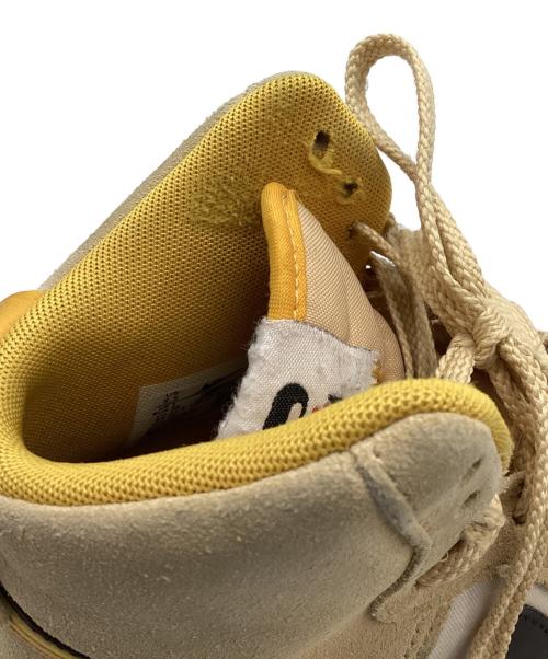 NIKE（ナイキ）NIKE (ナイキ) NIKE AIR FORCE 1 HIGH SE イエロー×ベージュ サイズ:22.5の古着・服飾アイテム