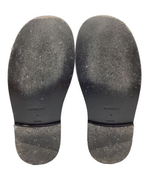 BURBERRY（バーバリー）BURBERRY (バーバリー) レザーシューズ ブラック×ホワイト サイズ:SIZE 38の古着・服飾アイテム