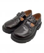 Maison Margielaメゾンマルジェラ）の古着「メリージェーンレザーシューズ」｜ダークブラウン