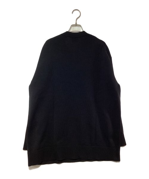 BURBERRY（バーバリー）BURBERRY (バーバリー) クルーネックニット ブラック×ホワイト サイズ:SIZE Sの古着・服飾アイテム