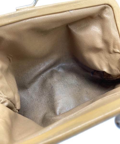 CELINE（セリーヌ）CELINE (セリーヌ) がま口財布　マカダム ベージュ×キャメルの古着・服飾アイテム