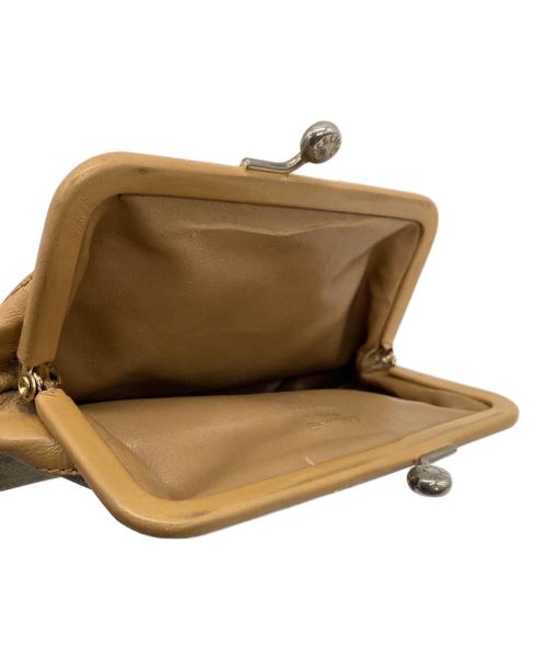 CELINE（セリーヌ）CELINE (セリーヌ) がま口財布　マカダム ベージュ×キャメルの古着・服飾アイテム