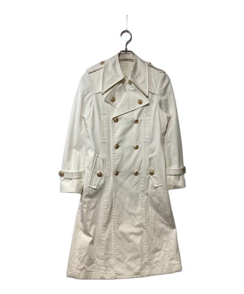 Roen（ロエン）Roen (ロエン) トレンチコート ホワイト サイズ:44の古着・服飾アイテム