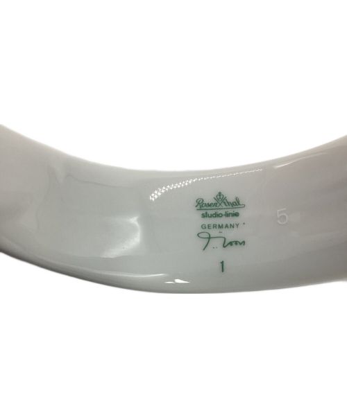 Rosenthal（ローゼンタール）Rosenthal (ローゼンタール) ブレスレット ホワイト×ブラックの古着・服飾アイテム