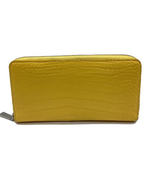 RODANIA（ロダニア）RODANIA (ロダニア) ジップウォレット イエローの古着・服飾アイテム